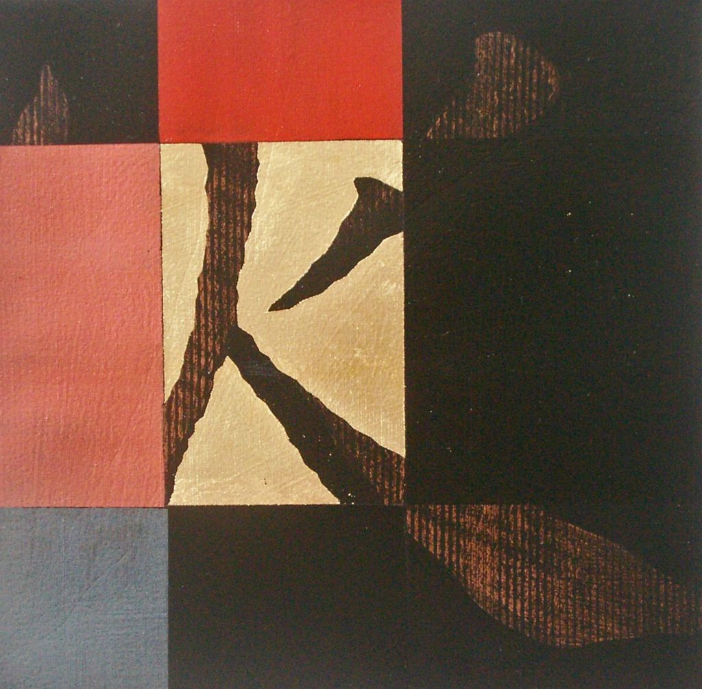 Mixed media on paper - 12 sq