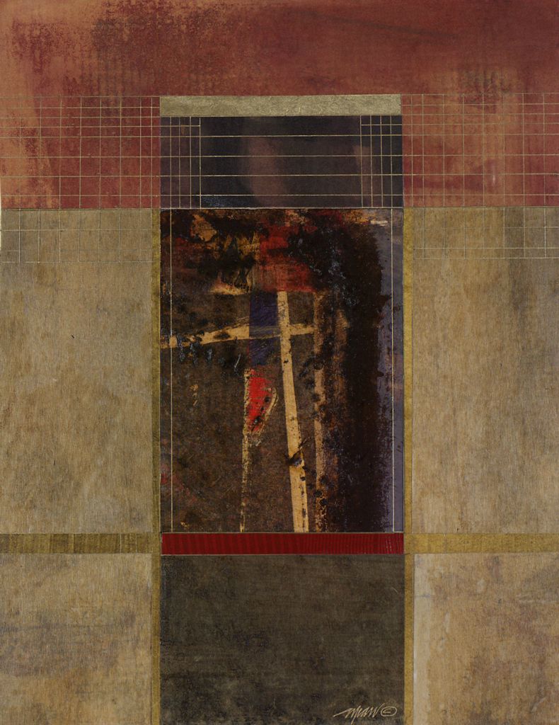 Mixed media on paper - 31 x 38